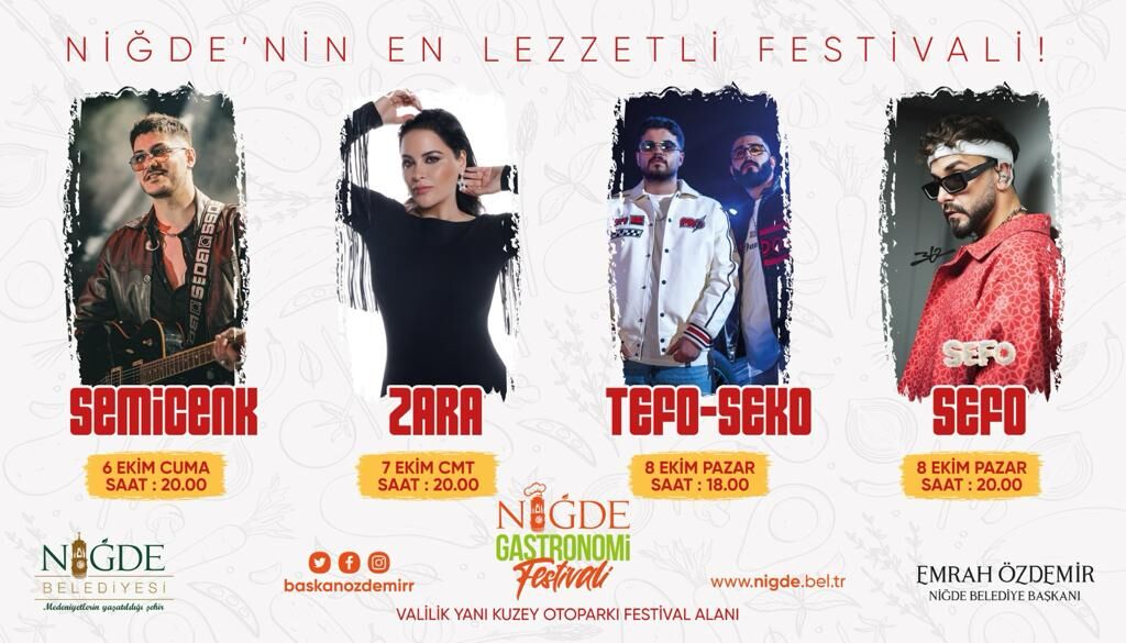 Niğde Gastronomi Festivali İçin Geri Sayım Başladı
