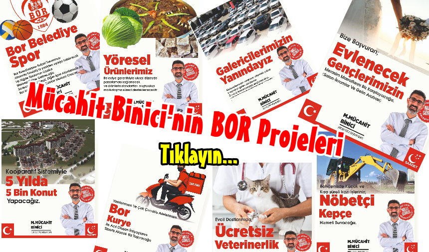 Saadet Partisi Bor Adayı Mücahit Binici'nin Bor Projeleri