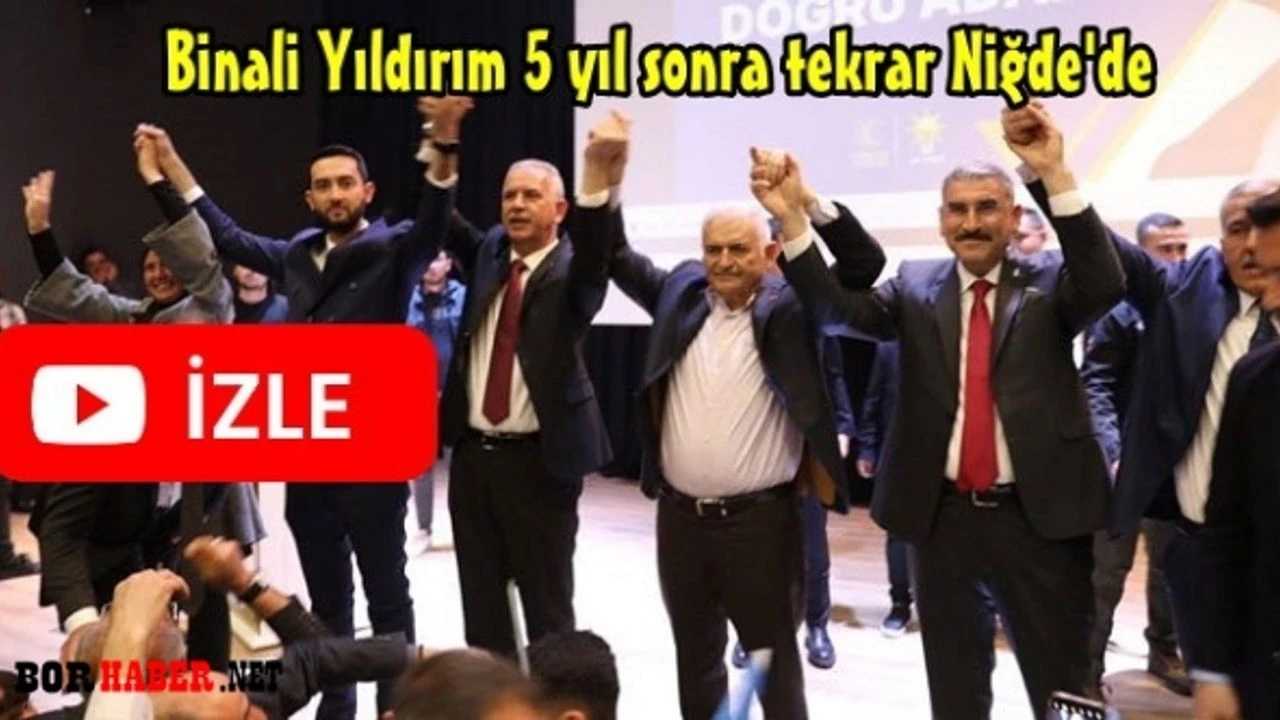 Binali Yildirim Nigde De Hizli Tren Sozu Verildi H37957 2C129