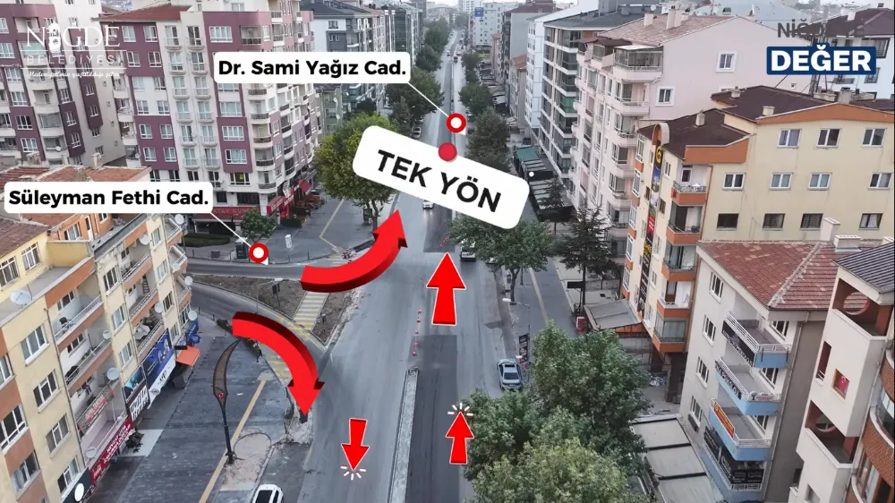 Niğde Tek Yön Uygulaması Başlıyor.
