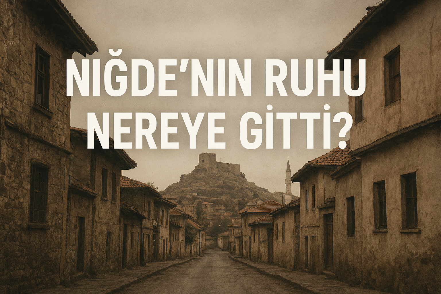 Niğde’nin Ruhu Nereye Gitti?