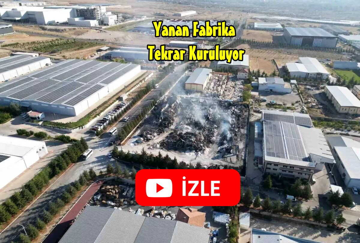 Niğde OSB'de Yanan Plastik Fabrikasının Zararını Sigorta Karşıladı