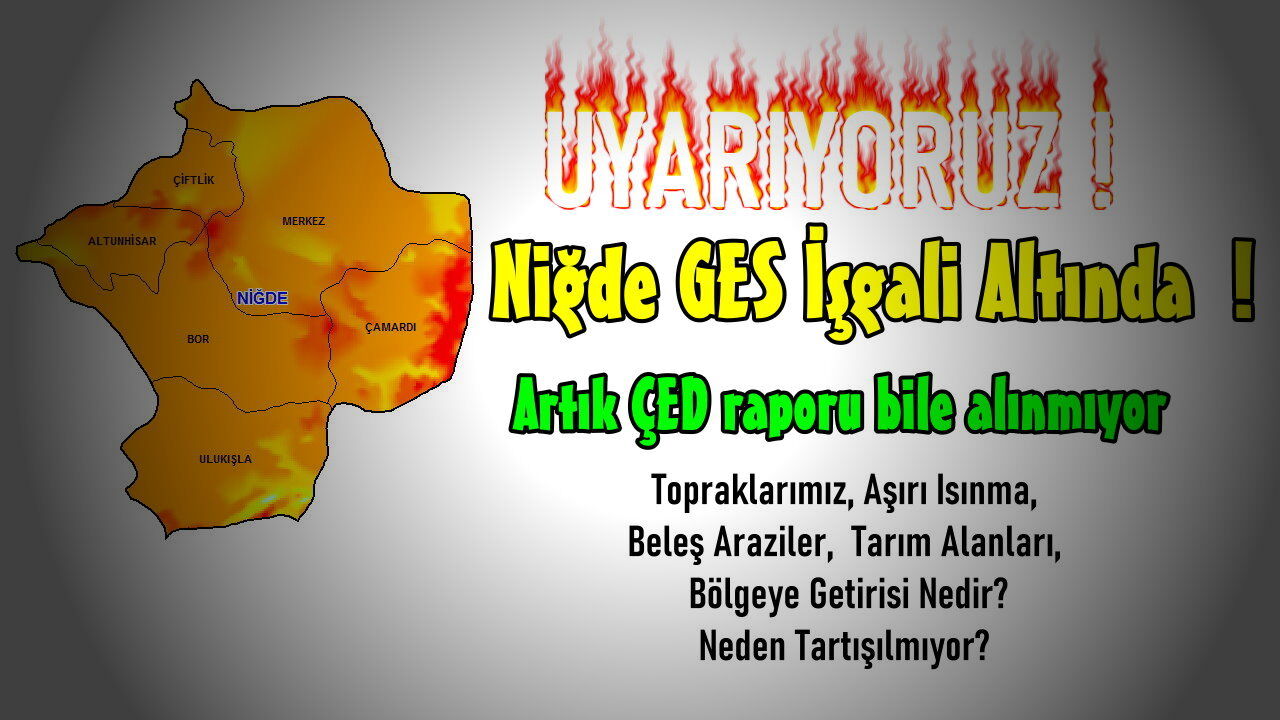 Niğde'de Güneş Enerji Santrali İçin ÇED Gerekli Değildir Kararı