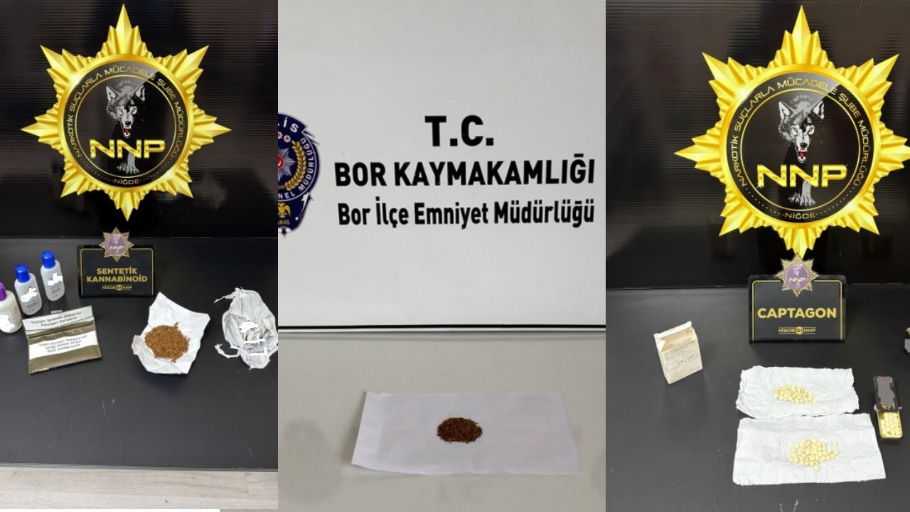 Bor’da Narkotik Operasyonu: 3 Tutuklama