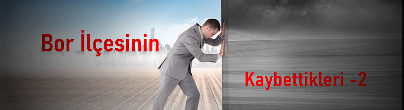 Bor İlçesinin ve Borlunun Kaybettikleri – 2