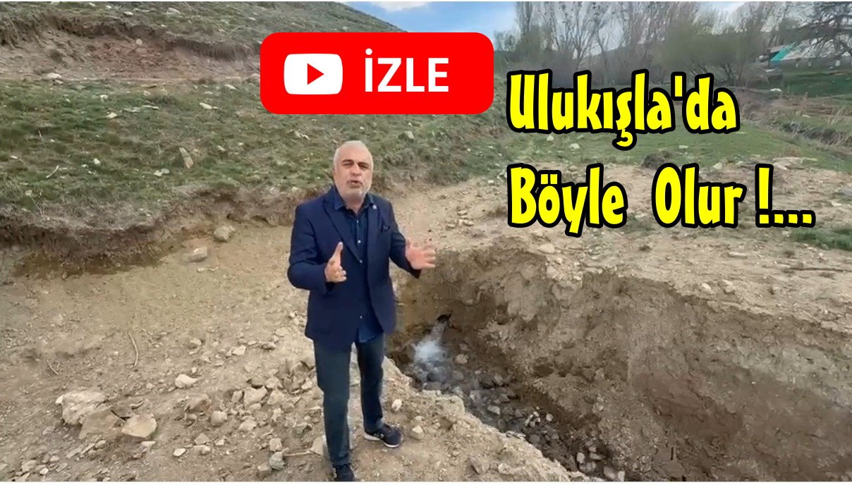 Ulukışla'da Gölet Dolsun Diye İçme Suyunu Harcıyorlar