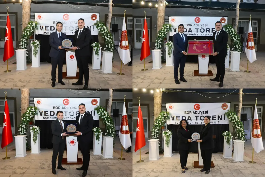 Hsk Ana Kararnamesi Kapsamında Görev Yerleri Değişen Bor Cumhuriyet Başsavcımız Ile Bor Adliye (2)