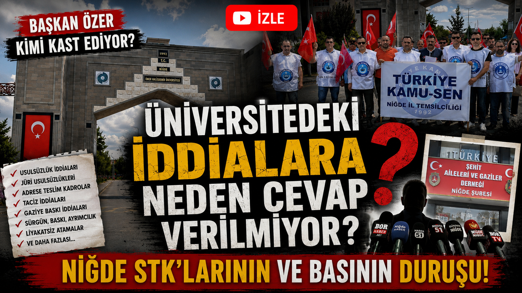 Üniversitedeki İddialara Neden Cevap Verilmiyor?