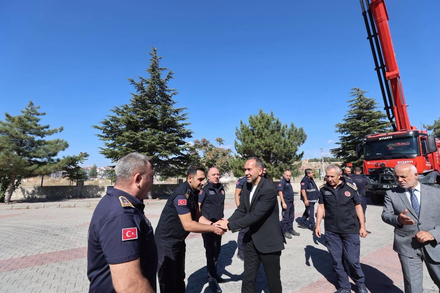 Başkan Özdemir, İtfaiye Personeliyle Buluştu