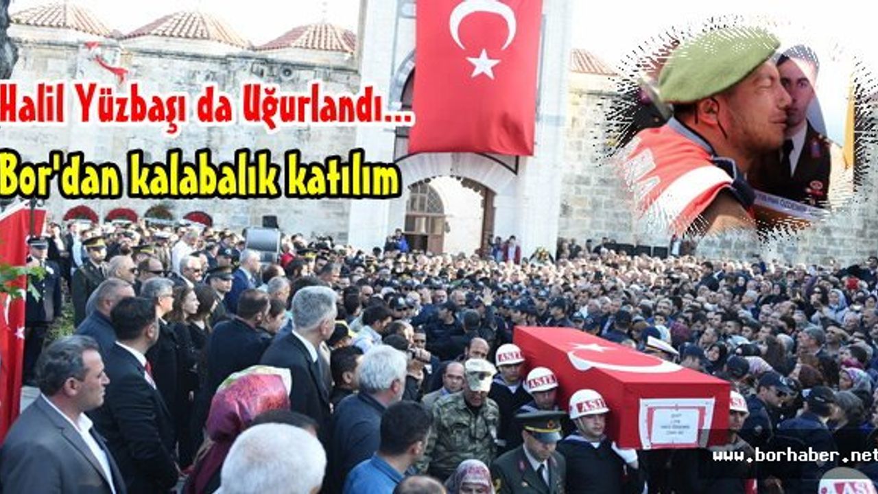 Yüzbaşı Halil Özdemir'i Onbinler Uğurladı