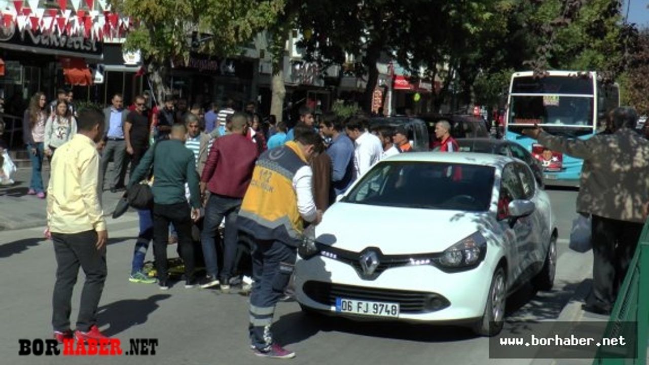 Niğde'de yaya geçidinde yaşlı adama otomobil çarptı