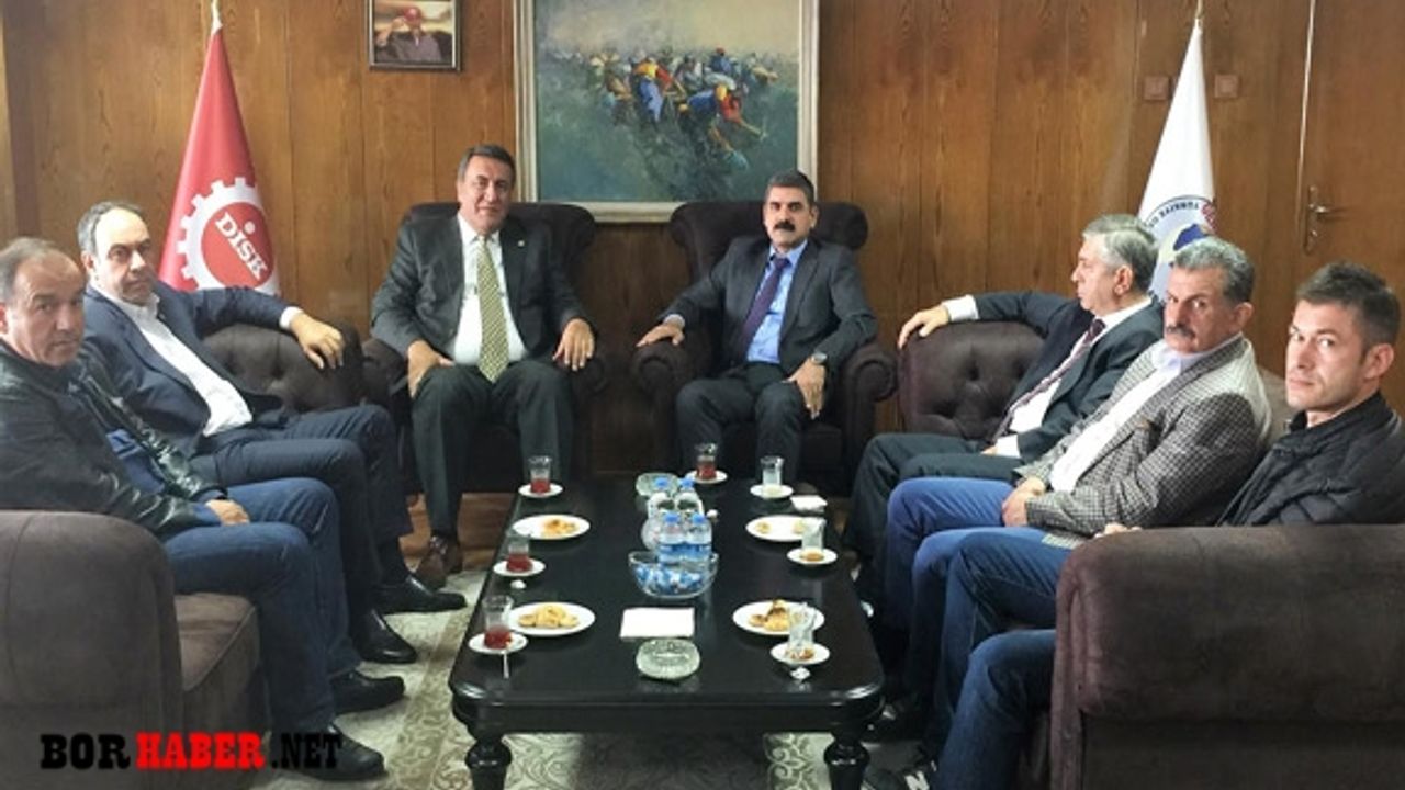 Gürer, Disk Genel – İş Sendikasını ziyaret etti…