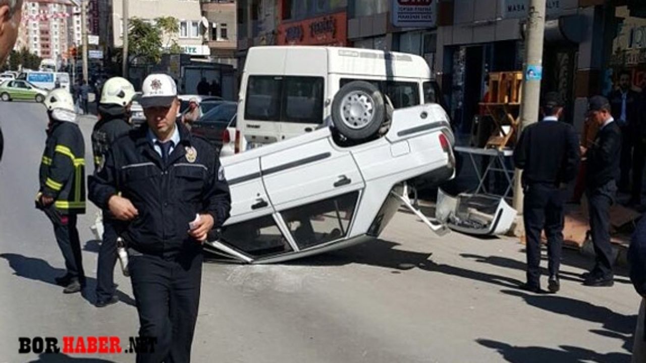 Otomobil takla attı: 1 yaralı