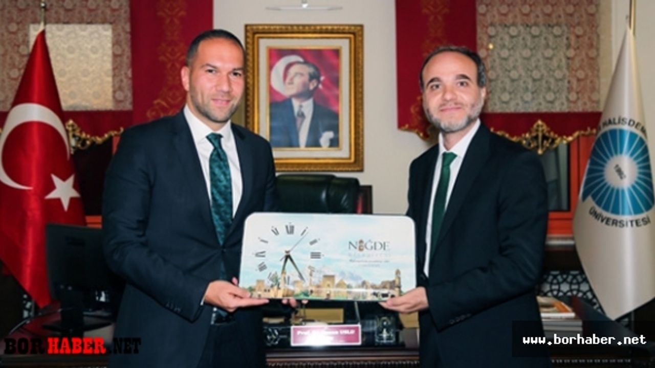 Başkan Özdemir’den Rektör Uslu’ya Hayırlı Olsun Ziyareti