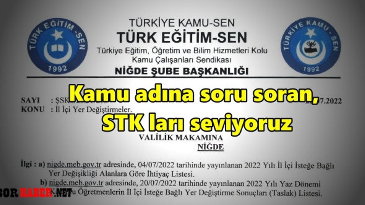Türk Eğitim Sen Hatalı Uygulamayı  Sordu?