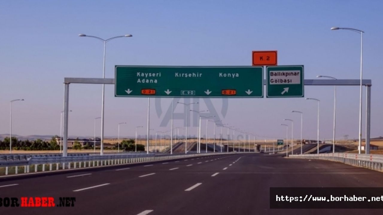 Ankara-Niğde Otoyolu’nu Kullanan Araç Sayısı 9 Milyona Dayandı