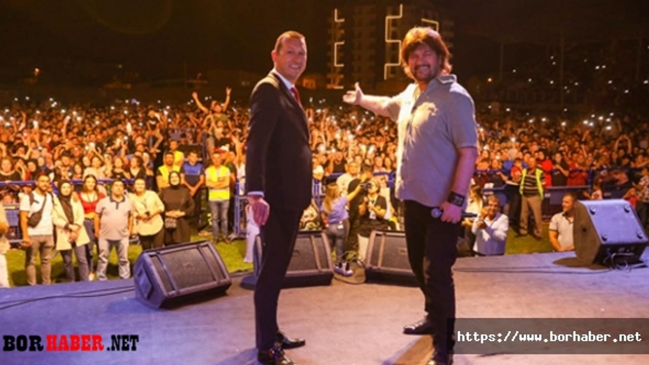 Bor Belediye Konserleri Coşkusu Ahmet Şafak ile devam etti