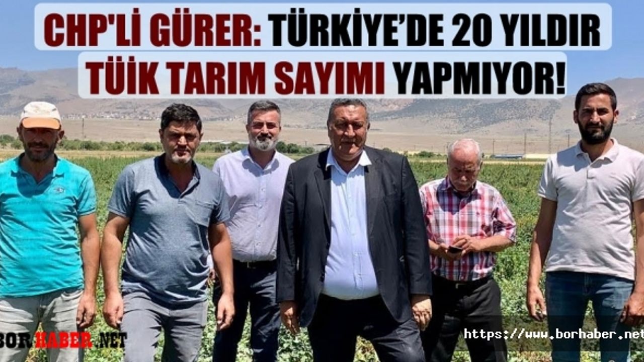 Türkiye’de 20 yıldır TÜİK tarım sayımı yapmıyor
