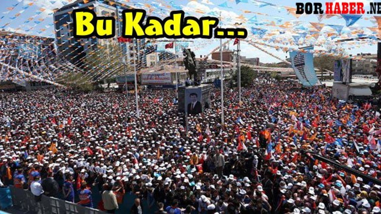 Ak Parti Niğde Mitingi, 3 - 0 Sesleri Daha Gür