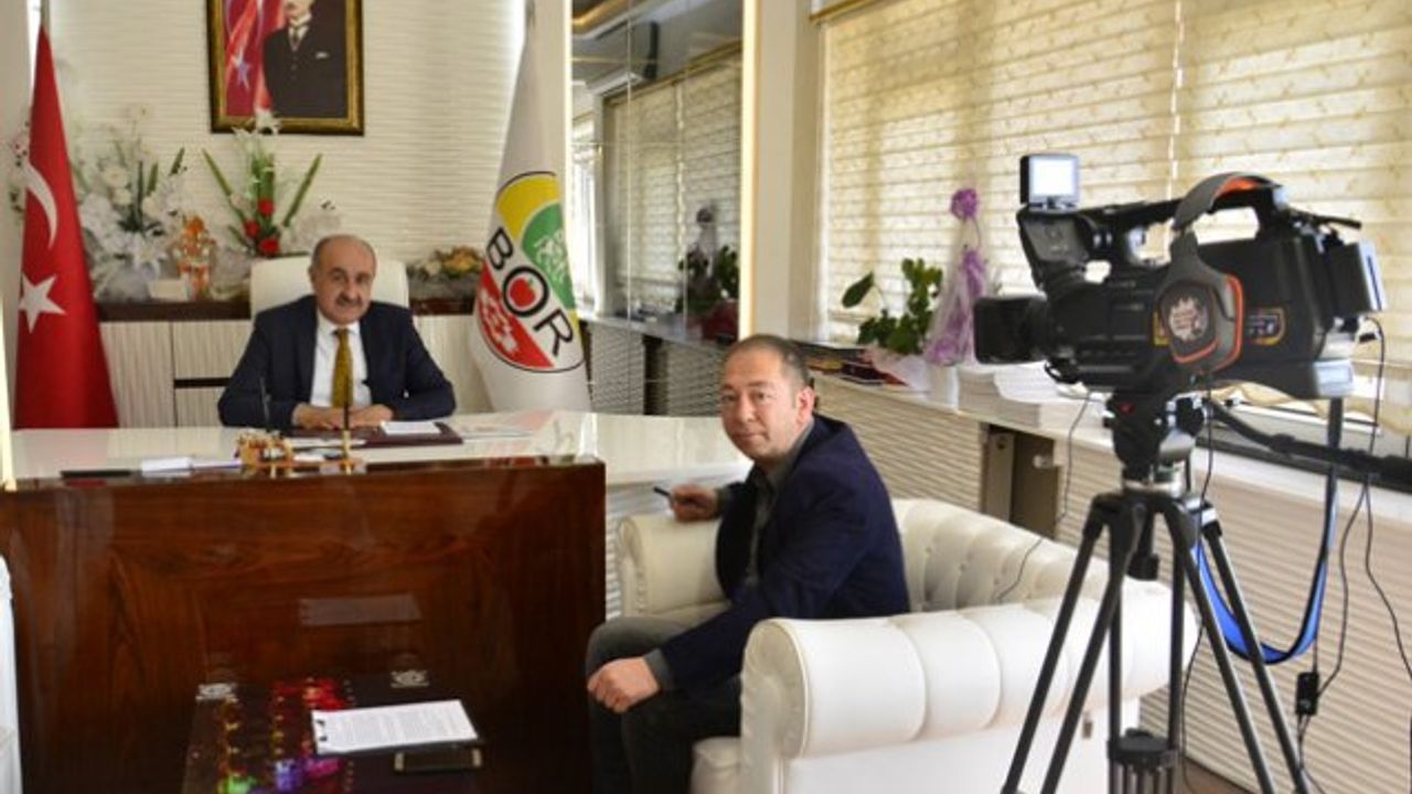 Bor Belediye Başkanı Sıtkı Erat seçim yaklaşaraktan söyleşi