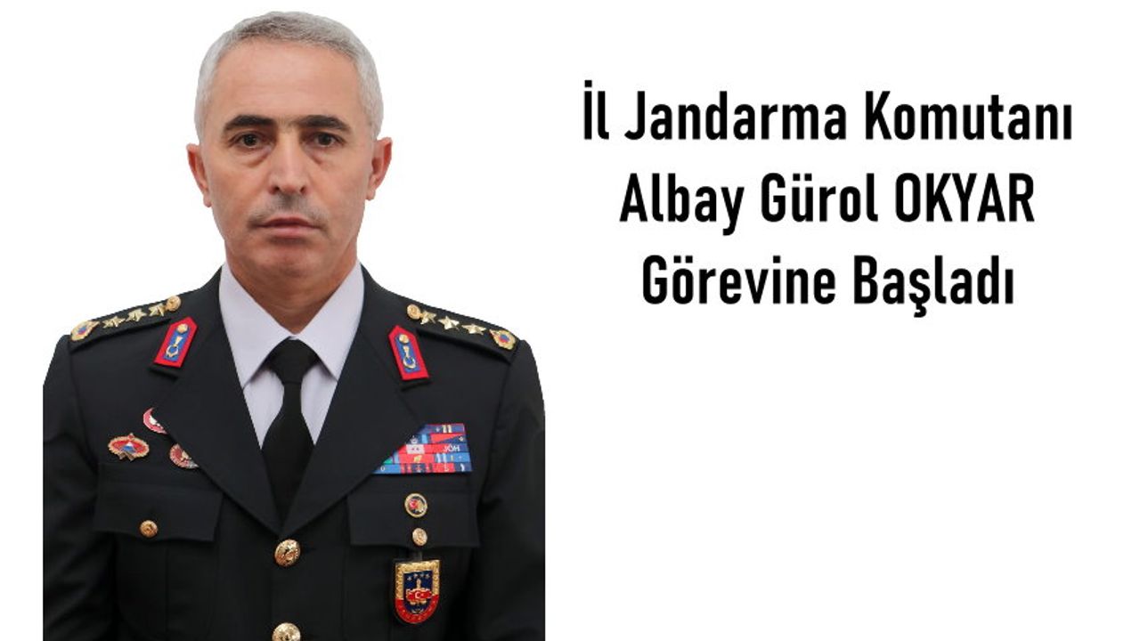 Niğde Jandarma Alay Komutanı Albay  Gürol Okyar Görevine Başladı