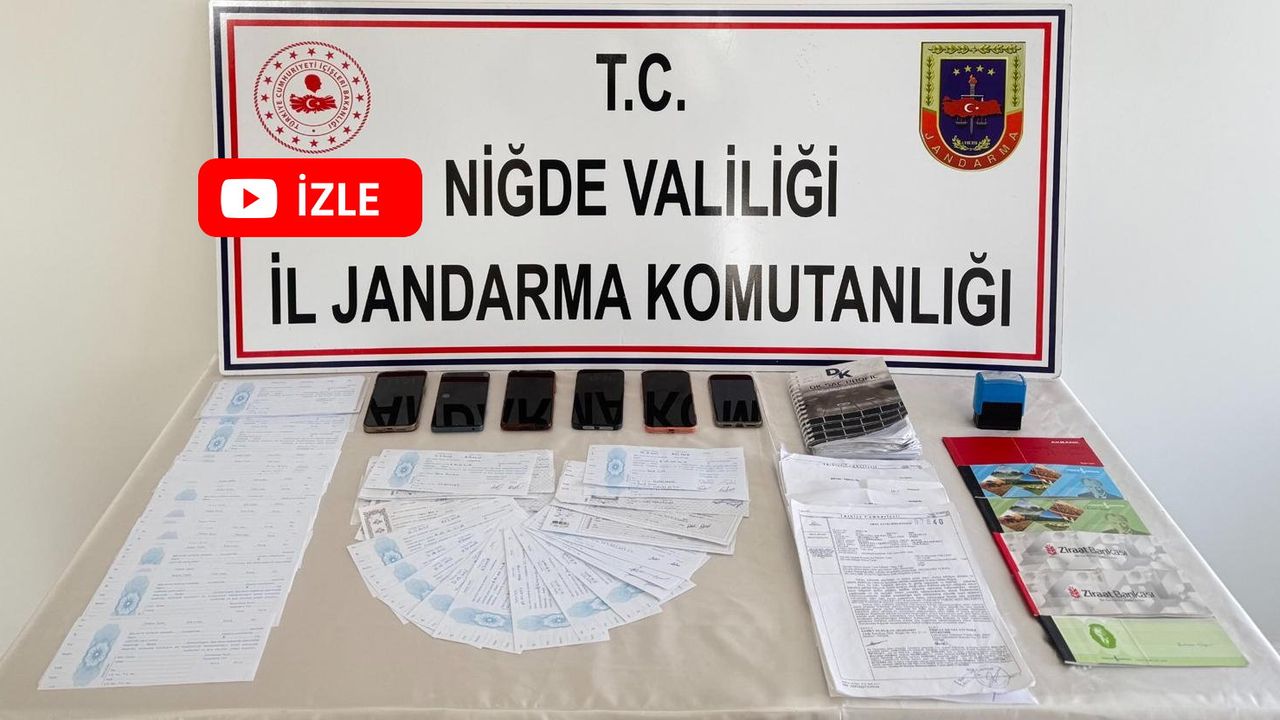 Bor İlçesinde Tefecilere Operasyon