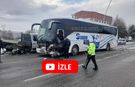 Bor'da Yolcu Otobüsü ile Kamyonet Çarpıştı