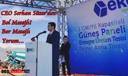 Yatırımcı Serhan Süzer Bor OSB'deki Yatırımını Yorumladı