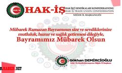 Gökhan Demircioğlu'undan Ramazan Bayramı Kutlama Mesajı