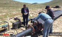Azatlı Belediyesi Cadı Yaylasına İçme Suyu Hattı Yapıyor