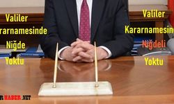 Neden Niğdeli bir vali yok? Çünkü...