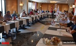 Nesob Başkanı Yeşil,  Oda Başkanlarının Katılımı ile Nesob Faliyetlerini duyurdu