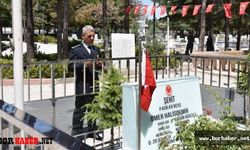 Emniyet Müdürü Karataş’tan, Şehit Ömer Halisdemir’in kabrine ziyaret