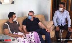 Vali Şimşek saldırıda yaralanan polis memurunu ziyaret etti