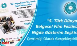 “5. Türk Dünyası Belgesel Film Festivali Niğde Gösterim Seçkisi” Çevrimiçi Olarak Gerçekleştirildi