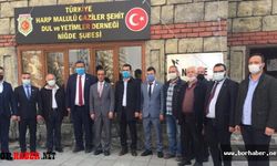 CHP Niğde Milletvekili Ömer Fethi Gürer, Gaziler Derneği’ni ziyaret etti