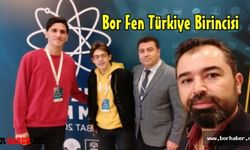 Bor Fen Lisesi Bilim Kampı Eğitimde Türkiye Birincisi Oldu!