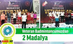 Veteran Badmintoncumuzdan 2 Madalya
