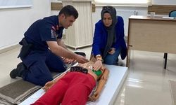 Jandarmaya ilk yardım eğitimi