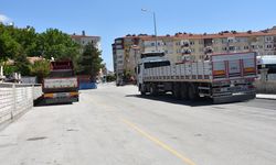 Vatandaşlar sokak aralarına park edilen kamyonlardan dertli