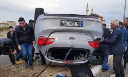 Bor TOKİ Kavşağında trafik kazası