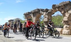 Niğde'de Tyana Su Yolu Bisiklet Turu düzenlendi