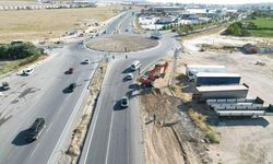 Gümüşler Kavşağında Geçici Trafik Düzenlemesi Yapıldı