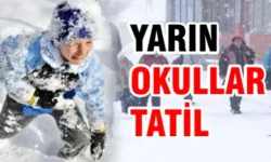 Niğde'de Okullara Yarın Kar Tatili