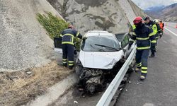 Kırkgeçit Tünellerinde trafik kazası 1 yaralı