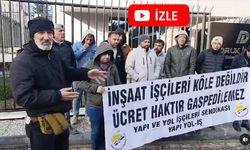 Niğde Aktaş TOKİ şantiye işçileri eylemde