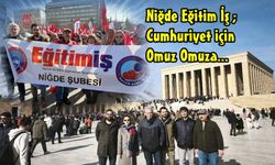 Eğitim İş Niğde; Polatlı'dan Tandoğan'a Cumhuriyet için Omuz Omuza