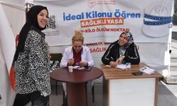 "İdeal Kilonu Öğren, Sağlıklı Yaşa" Standı Vatandaşlardan Yoğun İlgi Gördü