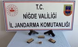 Niğde’de Ruhsatsız Silah Operasyonu: 2 Tabanca ve 163 Fişek Ele Geçirildi