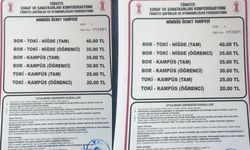Bor - Niğde Otobüs Ücretlerine Zam Yapıldı